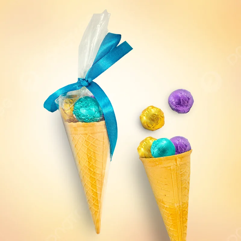 Cone Chocolate (Pack of 10), handmade by Chocolate Circle