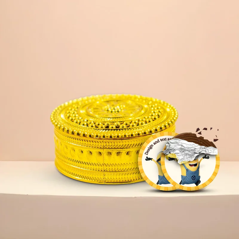 Golden Circle Box (Pack of 40), handmade by Chocolate Circle