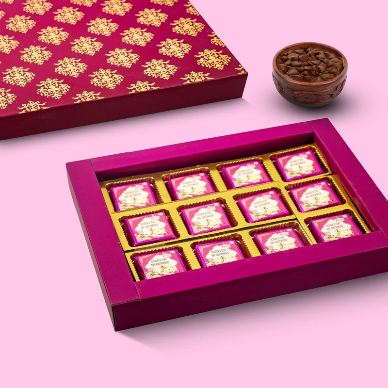 12 Slot Hamper, handmade by Chocolate Circle
