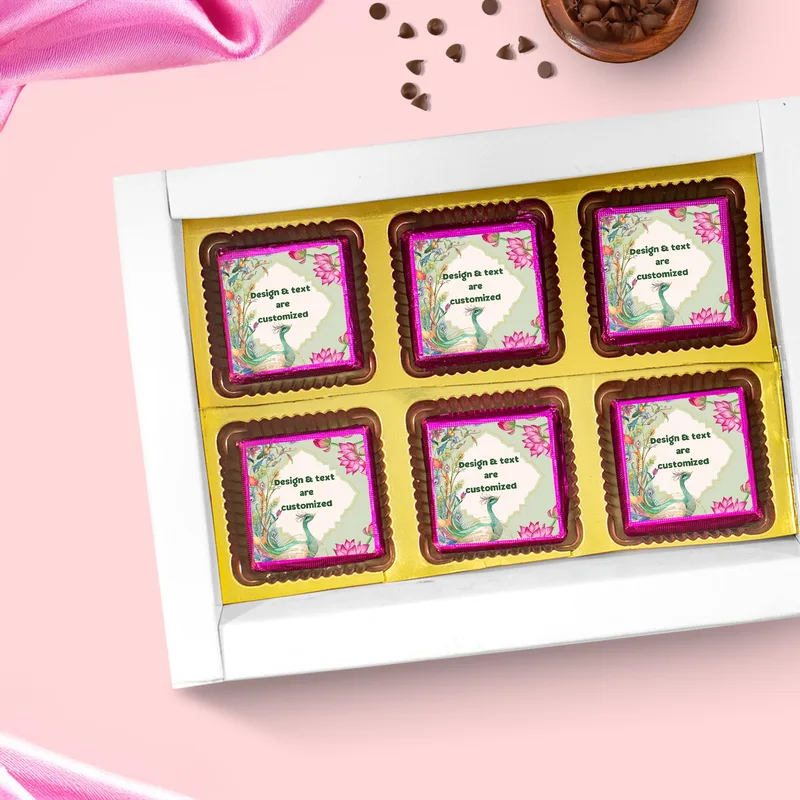 6 Slot Hamper, handmade by Chocolate Circle