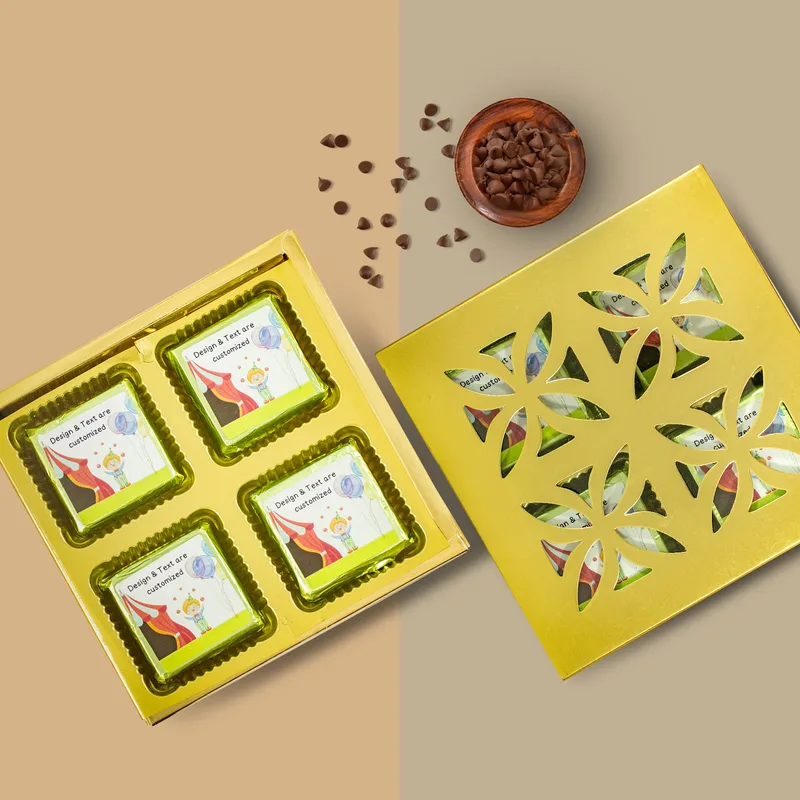4 Slot Hamper, handmade by Chocolate Circle