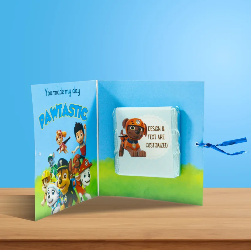 Folded Card Chocolate (Pack of 30), handmade by Chocolate Circle